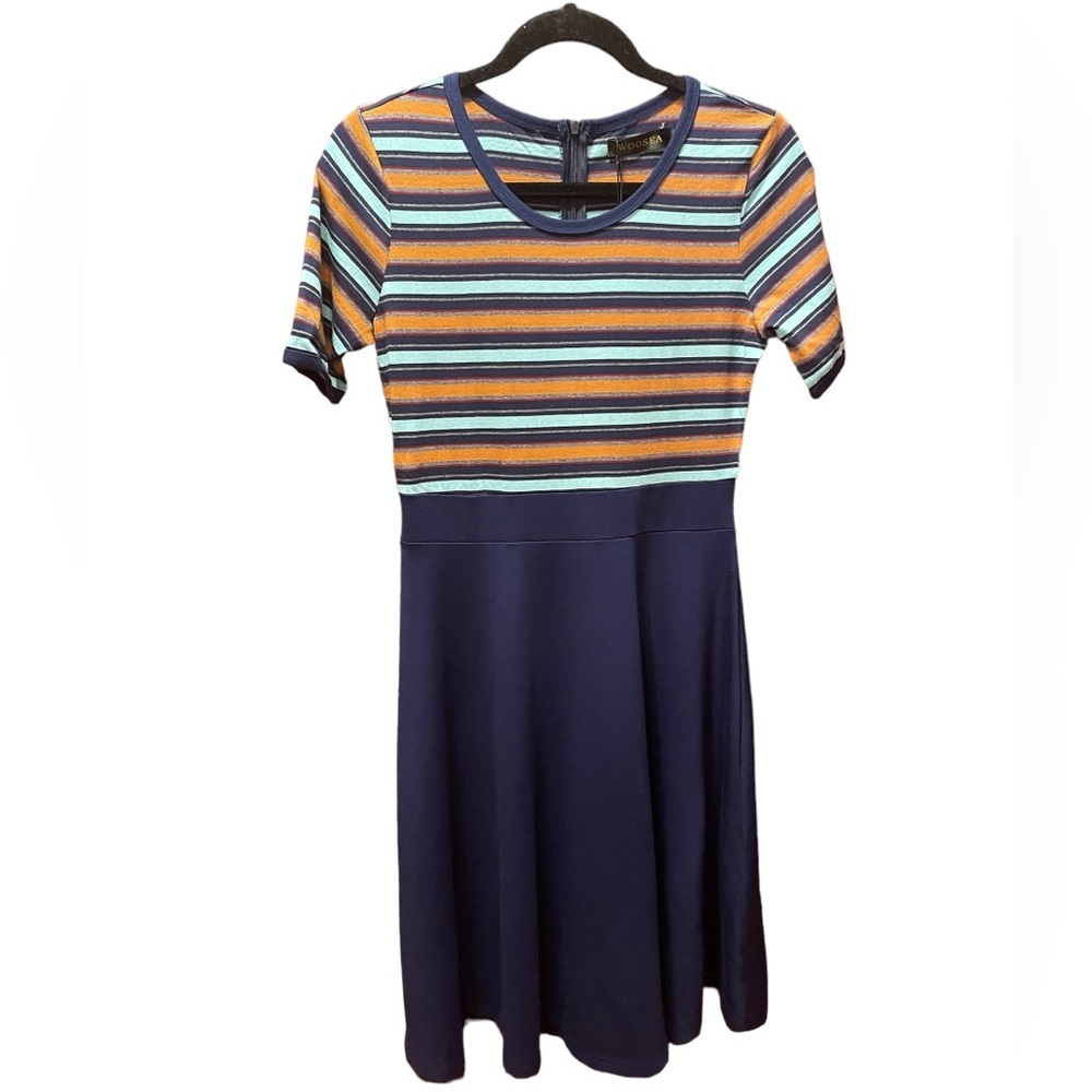 Woosea woman’s short sleeve, striped bodice dress size‎ medium